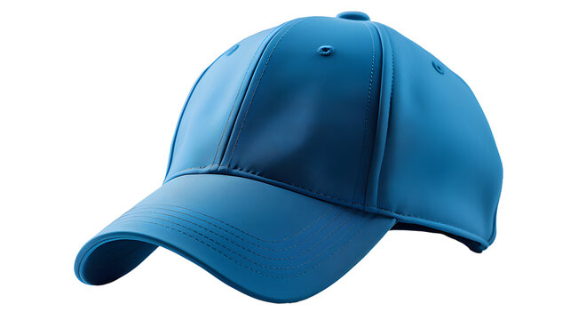 Blue baseball cap isolated,  transparent PNG Background