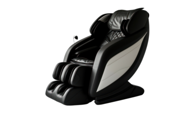electric massage chair realistic on transparent background