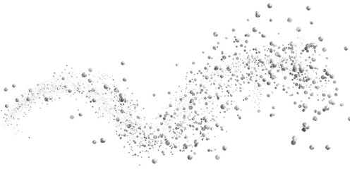 Silver Glitter shiny swirl