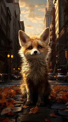 fox in the city