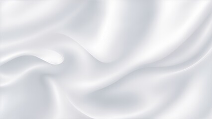 Fototapeta premium White Soft pastel shiny satin silk swirl wave background