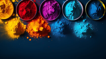 Colorful powder background, Indian festival Holi