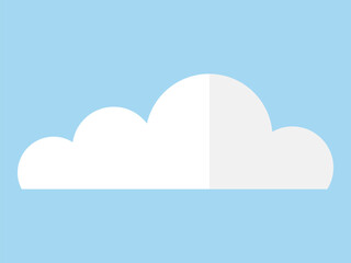 Cloud vector illustration. The air is filled with natural beauty clouds, creating calming effect Fluffy cumulus clouds dot sky, reflecting ever-changing climate Cloud metaphors abound