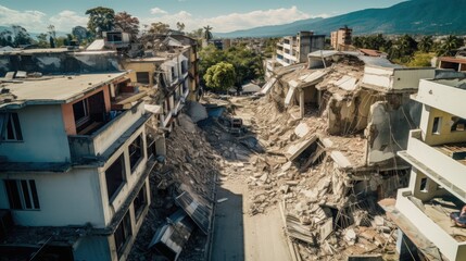City devastated after earthquake
