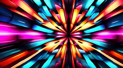 3d rendering, computer generated abstract background, blue, yellow, pink.jpg