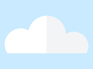 Cloud vector illustration. The skys canvas transforms as cumulus clouds weave story changing seasons Cloudy weather adds air mystery, veiling high sky in atmospheric beauty