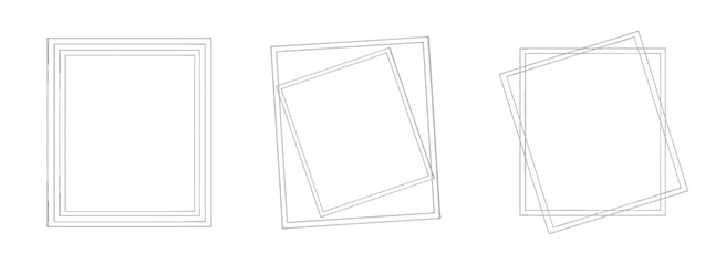 set photo frame transparent background.