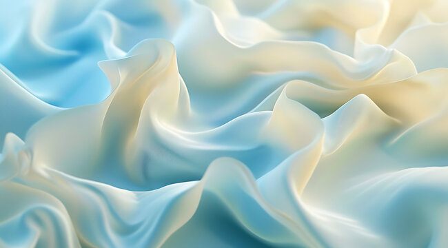 a close up picture of a blue and white fabric close u