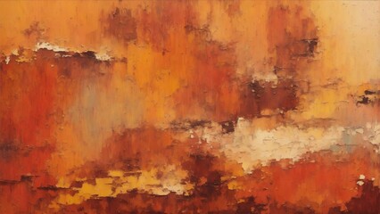Brown and multicolored abstract rough art painting texture brushstroke background