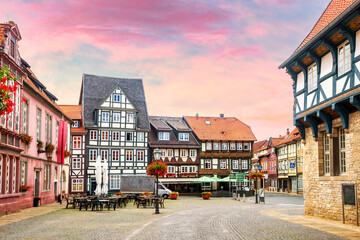 Fototapeta na wymiar Altstadt, Bad Gandersheim, Deutschland 