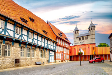 Altstadt, Bad Gandersheim, Deutschland 