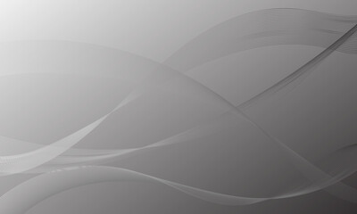 gray business lines wave curves with soft gradient abstract background