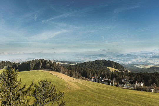 Mountain landscape. Scheidegg, Germany