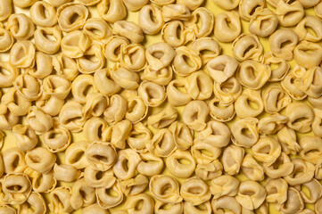 Frische Tortellini Nahaufnahme