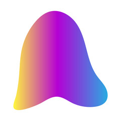 Abstract blurred gradient shapes