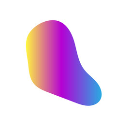 Abstract blurred gradient shapes