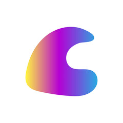 Abstract blurred gradient shapes