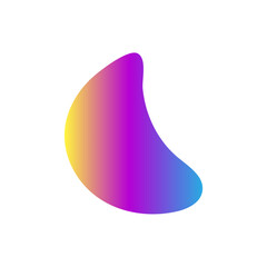 Fototapeta premium Abstract blurred gradient shapes