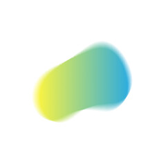 Abstract blurred gradient shapes
