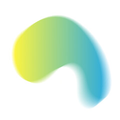 Abstract blurred gradient shapes