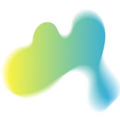 Abstract blurred gradient shapes