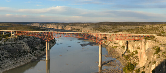 Pecos River High Bridge, Texas - obrazy, fototapety, plakaty