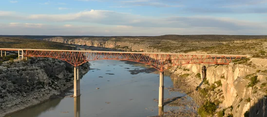 Papier Peint photo Lavable Pool Pecos River High Bridge, Texas