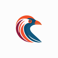 Bird Logo Against a White Background