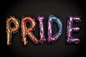 Glittering Representation of Pride