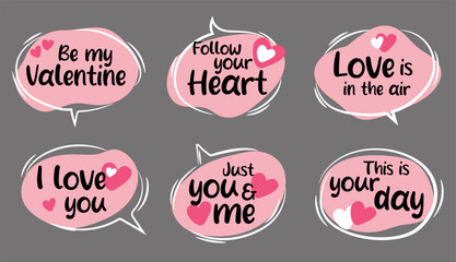 Cloud of thoughts romance pink lettering wishes