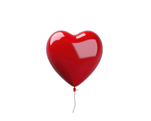 Red heart shaped balloon, Valentine's red hearts balloon