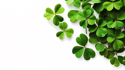 Obraz premium Beautiful green St. Patrick's Day background banner