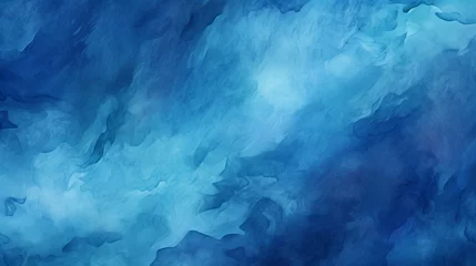 Fotobehang Mesmerizing abstract blue background illustration: captivating dark blue stitch tie-dye wallpaper design © touseef