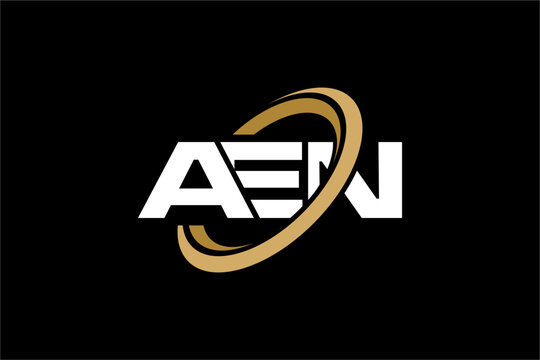 AEN creative letter logo design vector icon illustration