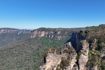Three Sisters are an unusual rock formation in the Blue Mountains 
