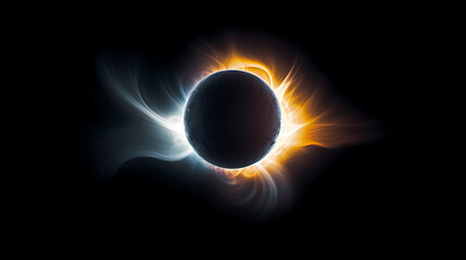 Space galaxy background, 3D illustration of nebulae in the universe