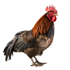 Fototapeta premium rooster isolated on white background