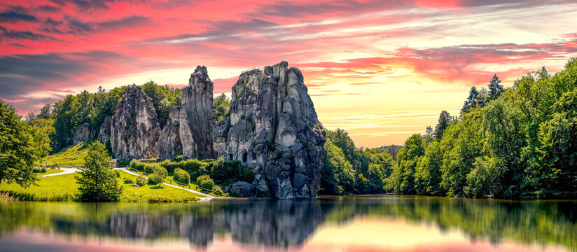 Externsteine, Horn Bad Meinberg, Deutschland 