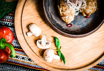 Arabic Cuisine: Middle Eastern traditional lunch. It's also Ramadan 