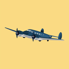 Airplane Vector Illustration