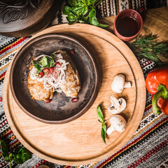 Arabic Cuisine: Middle Eastern traditional lunch. It's also Ramadan 