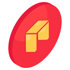 Premium download icon of neo crypto coin