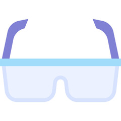 Safety Glasses vector design icon.svg