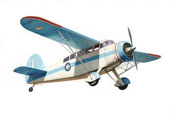 aeroplane on white background