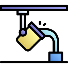 Industry Molten vector design icon.svg