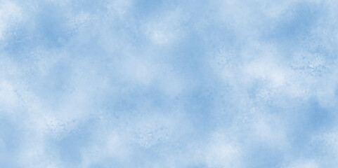Brush painted washed watercolor sky and clouds, Turquoise color handmade cloudy natural blue watercolor background, Watercolor Shades The White Cloud and Blue Sky with small clouds, 