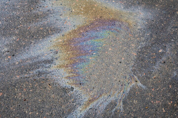 abstract background gasoline art colored, texture oil multi-colored rainbow abstract spill of gasoline or oil