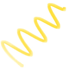 gold ribbon isolated on white background