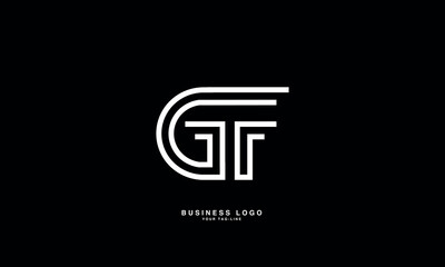 GF, FG, G, F, Abstract Letters Logo Monogram
