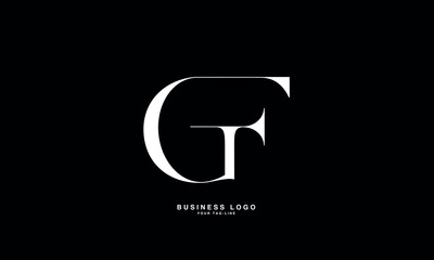 GF, FG, G, F, Abstract Letters Logo Monogram